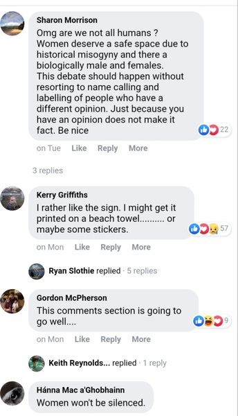 WR signs removed from an Edinburgh park