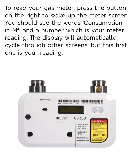 How do I read this gas meter?