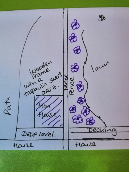 Should I tell neighbour to stop it? (diagram included)