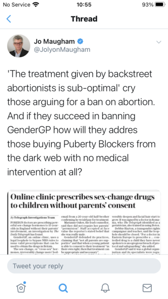 GenderGP... Telegraph expose