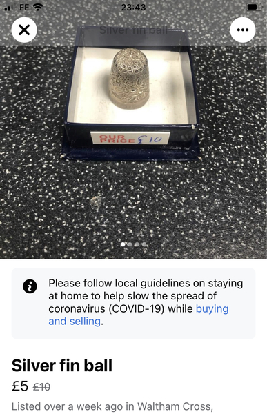Roll Up, Roll Up, it's a Facebook Marketplace Sale!
