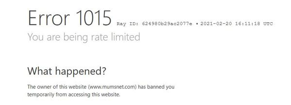 MN very slow and keep getting this error message