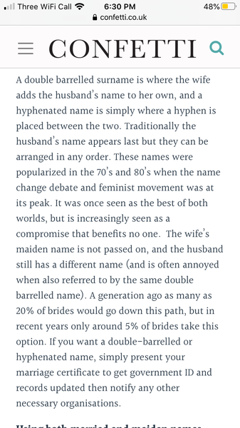 Anyone else giving baby mum's surname?