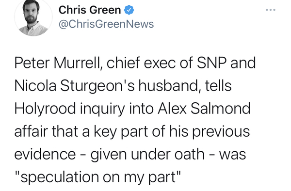 Does it matter if Sturgeon is guilty - do you know or care?