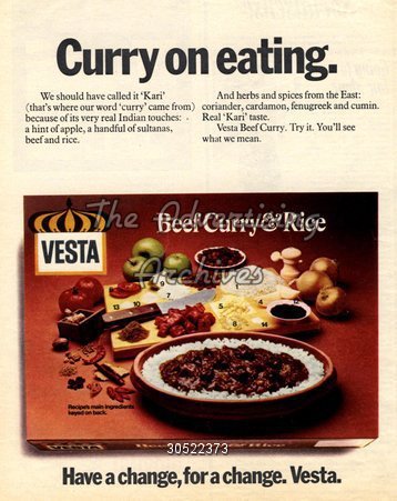 Cooking in the 1970s