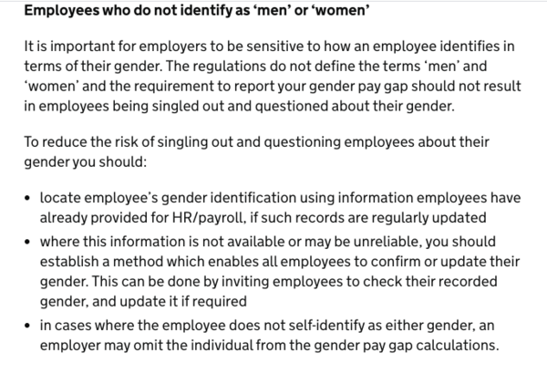 MNHQ here: Gender Pay Gap reporting - petition to reinstate it in April 2021