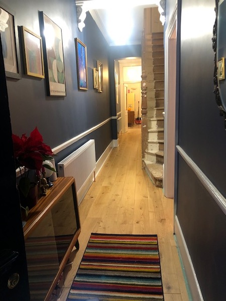 Best navy for a feature wall?