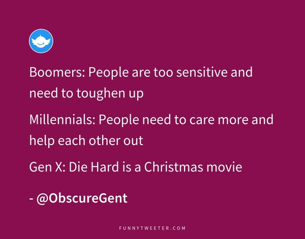 To think I'm neither gen x or a millennial?