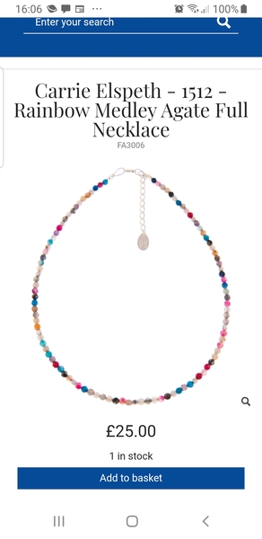A necklace like this but not quite