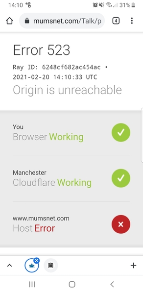 MN very slow and keep getting this error message