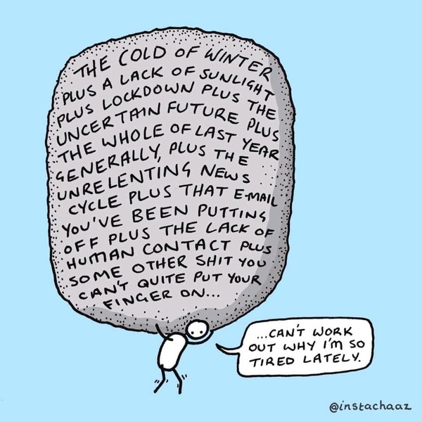 To just not have the emotional energy to do anything?