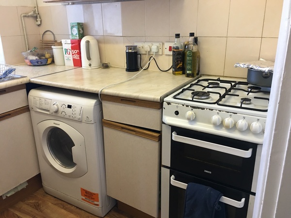 To ask Landord for a new kitchen??