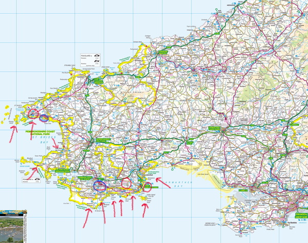 Pembrokeshire base for 1 week - Solva or Pembroke