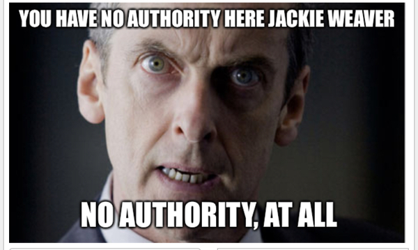 to think that Jackie Weaver is a hero to feminism?