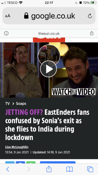 EASTENDERS 47 - you know the drill. No spoilers peeps
