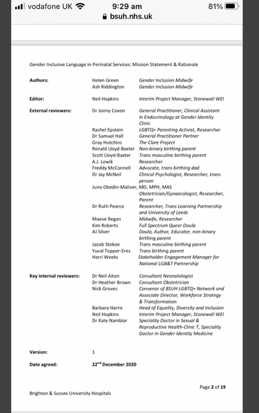 Breastfeeding is now chestfeeding, Brighton’s trans-friendly midwives are told