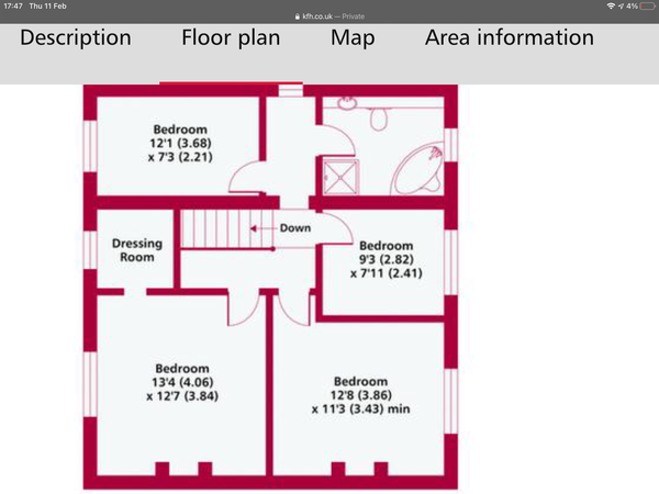 Cost of making bedroom bigger involving moving shower?