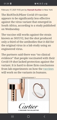Other countries offering choice of vaccine