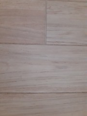 Stained grout kitchen floor