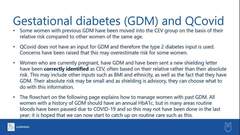 Recent notice to shield (Feb 2021) and history of gestational diabetes