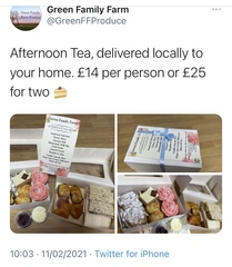 Bradwell Great Yarmouth - afternoon tea delivery