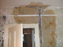 Ceiling damaged by water leak