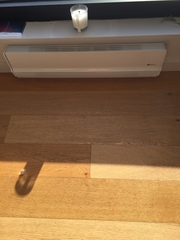 Anyone has skirting board heating?