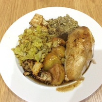 To throw away the chicken every week?