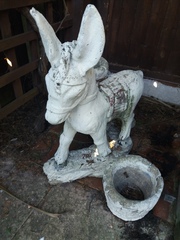 Stone donkey