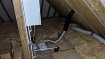 Loft boiler drain