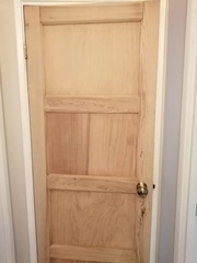 Oiling/waxing internal doors