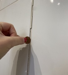Horizontal Ceiling Hairline Crack
