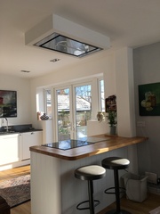 Stainless steel sink with glass surround and drainer - has anyone had one of these?