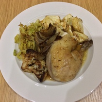 To throw away the chicken every week?