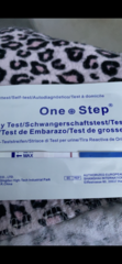 One stop pregnant test, line eyes!