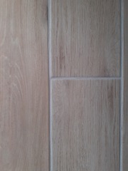 Stained grout kitchen floor