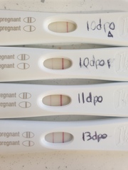 10dpo is their a line?? Vv faint