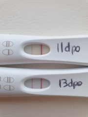 10dpo is their a line?? Vv faint