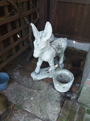 Stone donkey