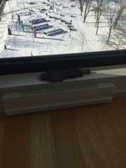 Anyone has skirting board heating?