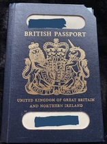 Blue passport my arse.