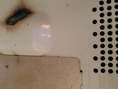 Is this microwave scorched beyond cleaning?
