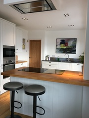 Stainless steel sink with glass surround and drainer - has anyone had one of these?
