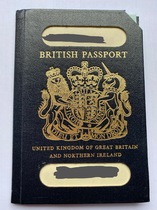 Blue passport my arse.