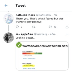 GC Academics site blocked by Virgin