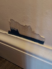 Paint on wallpaper - what to do?