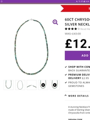 A necklace like this but not quite
