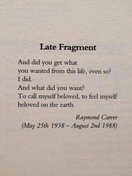 To wonder what the point of life is?