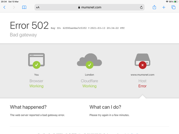 Keep getting this error message