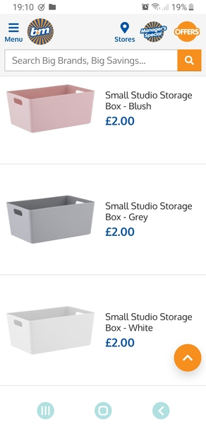 To be shocked at the price of a plastic box